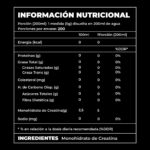 CREA PRO 1kg – 200 Servicios | GREATLHETE CREATINA con shaker de regalo - Imagen 3
